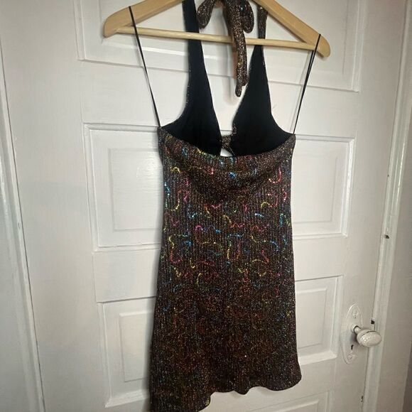 NWTs UO Gemma Sparkly Mini Dress Size XS - Picture 12 of 15